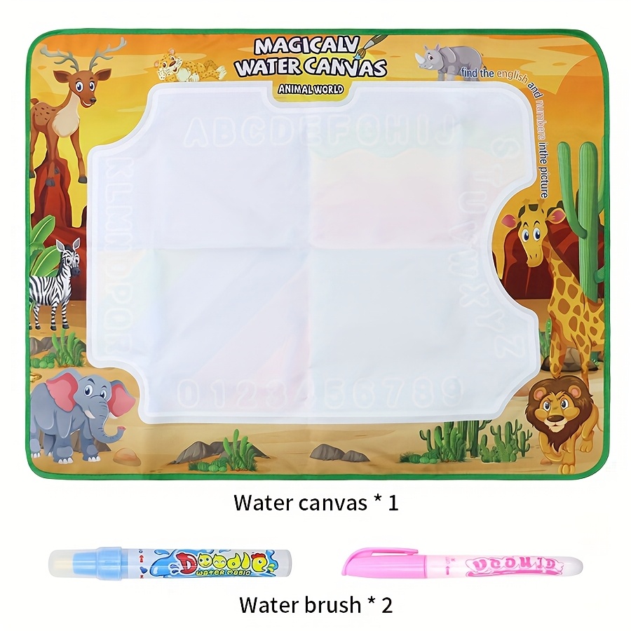 TEMU Toile Magique à pour Enfants, Tapis à Gribouiller Réutilisable, Jouet Portable, Textile, Expérience de Dessin Amusante pour Enfants