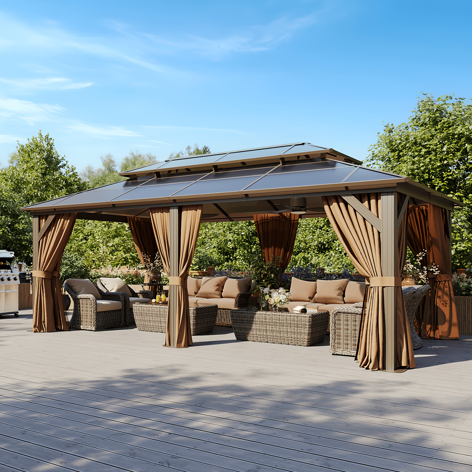 outdoor patio gazebo sold on Temu United States
