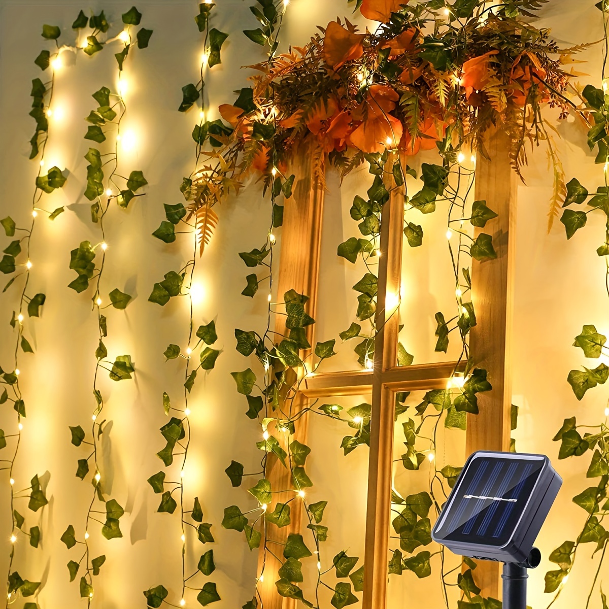 

1pc Solar Lights 100leds Solar Fairy Lights Maple Leaf Waterproof Outdoor Garland Solar Lamp For Garden Decoration