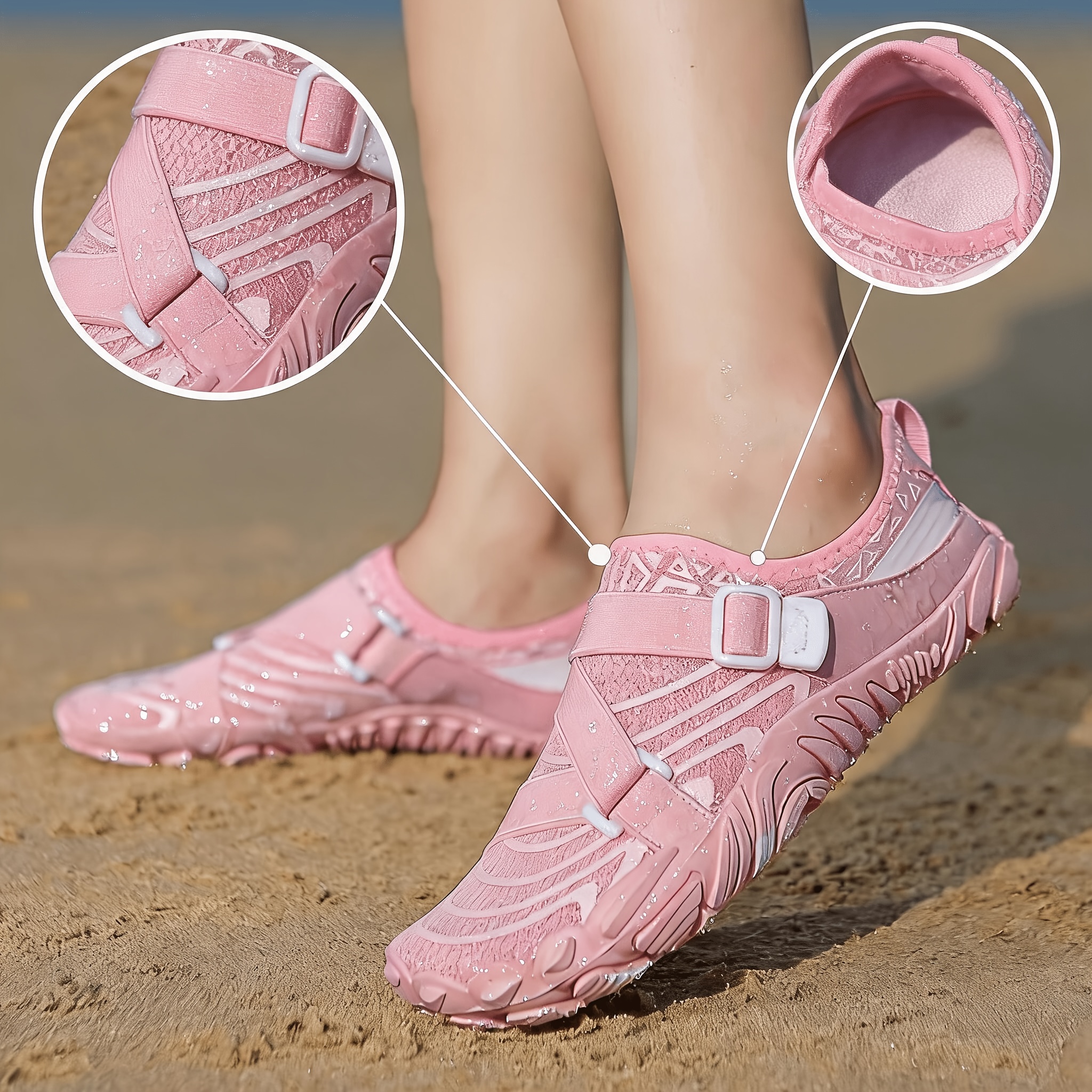 HDOXSE Women's Barefoot Shoes, Light Casual Sneakers, Suitable for Yoga And Fitness, Fashionable Versatile Couple Shoes, Suitable for Stream Walking Water Shoes, Beach Swimming And Water Sports, Indoor And Outdoor Wear, Special