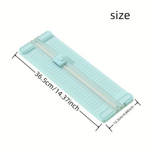 a multi functional abs material paper cutter with replaceable a photo and trimmer lightweight and portable suitable for and home use manual operation without charging 4 different