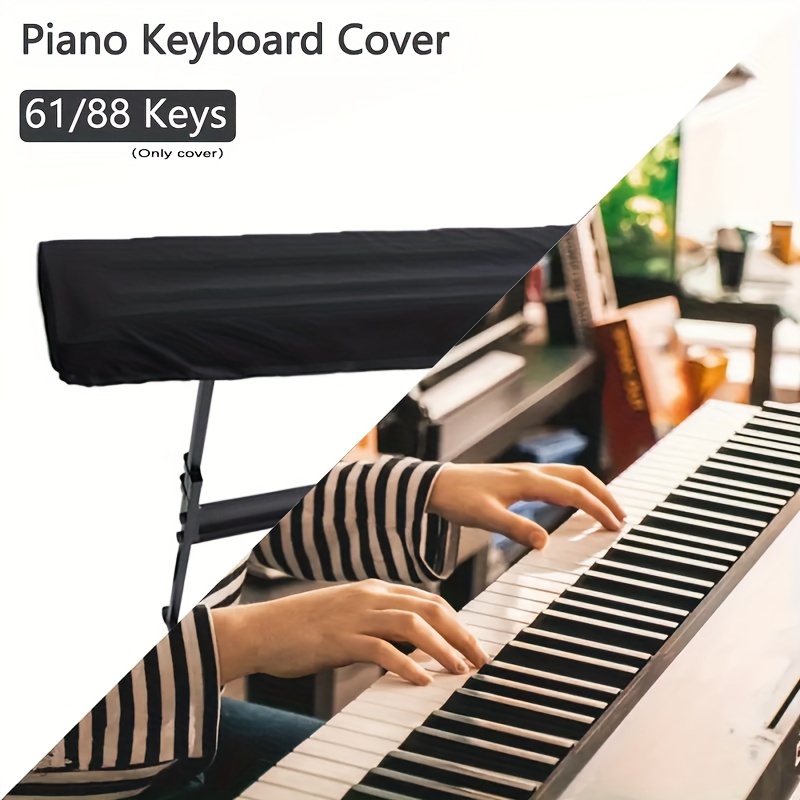 

Piano Keyboard Cover, 210d Oxford Waterproof, Dustproof, Wear-resistant Digital Piano Cover, Suitable For Most 61/88 Keys Electronic Keyboard Pianos, Use It To Protect Your Piano