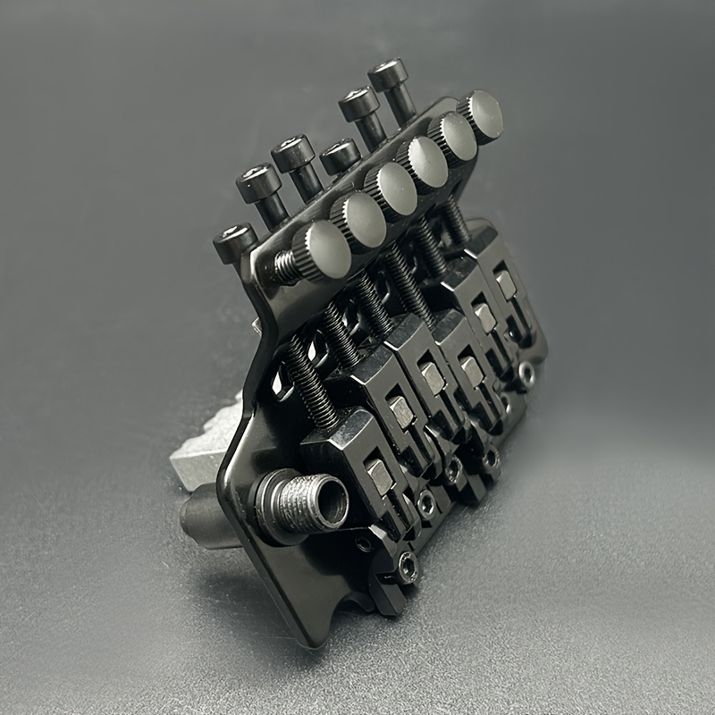 [Alloy Guitar Tremolo Bridge] Double Locking System Alloy Electric Guitar Tremolo Bridge | Black, Silvery Grey, Golden
