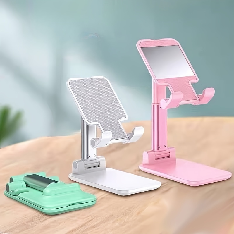 

Portable Folding Telescopic Phone Stand, Multi-use Lazy Desktop Holder, Durable Plastic Material