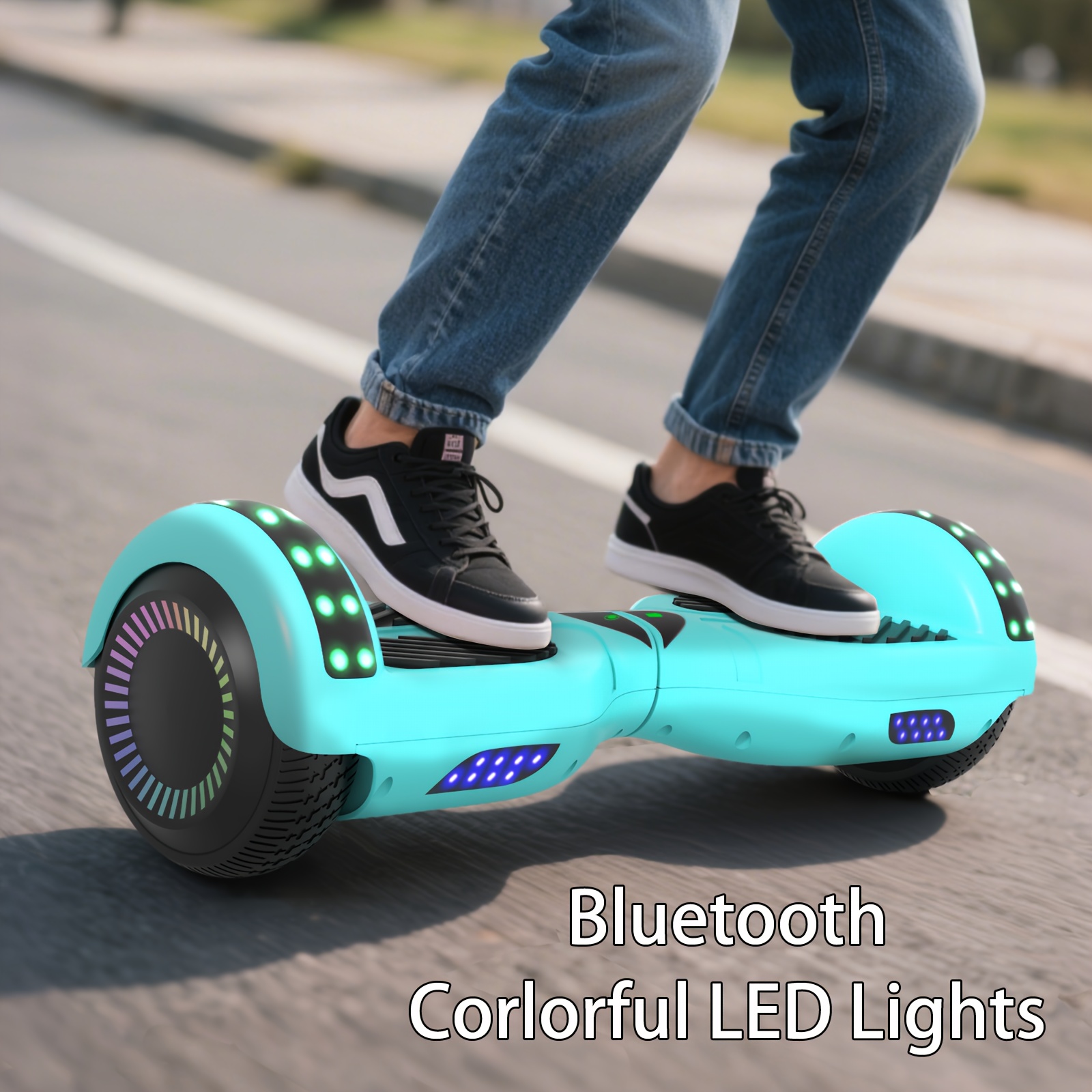 300W 7.5MPH Hoverboard for Kids, 7.5 Mile Range, 3H Charge, 6.5