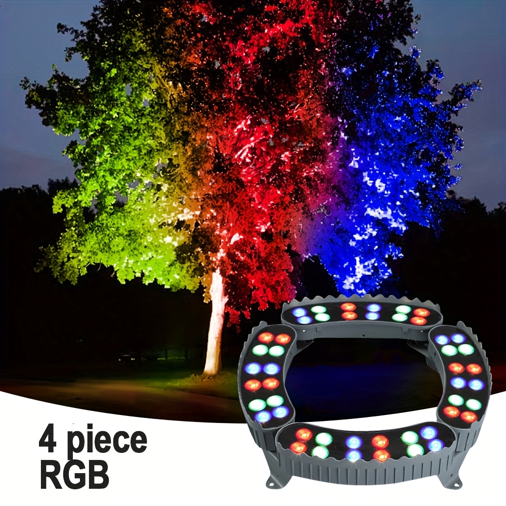 E-shop 1/ LED Rundbaumschmuck, 12W Rundbaumschmuck LED, IP65 Bodenbeleuchtung, Rasenleuchte, Europäischer Standard Ring Fliesen