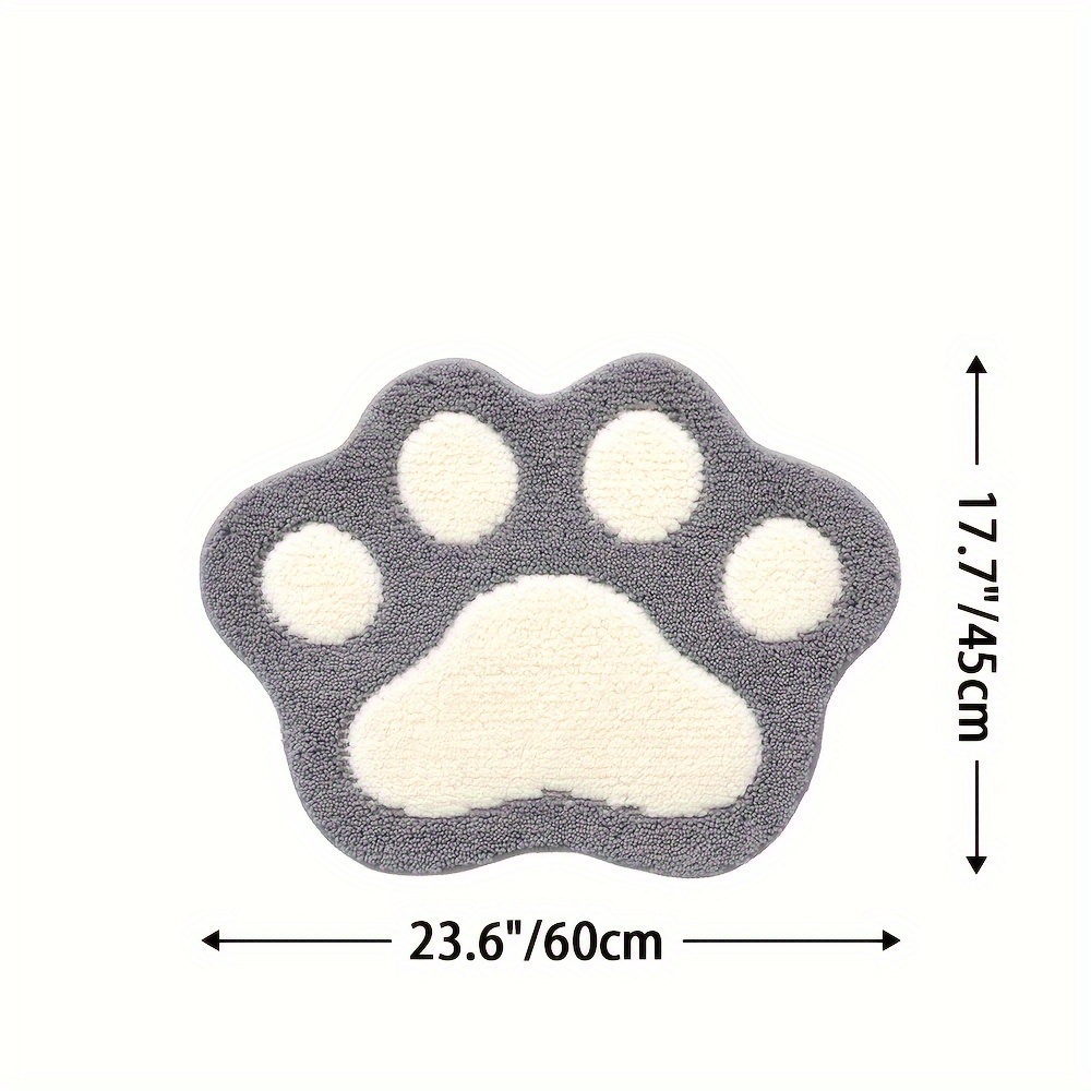 1pc Bathroom Rug Mat, Absorbent Premium Bath Rug, Non-slip Comfortable Bath Mat For Bathroom Floor, Sink, Bathtub, Shower Room, Christmas Decoration Christmas Gift