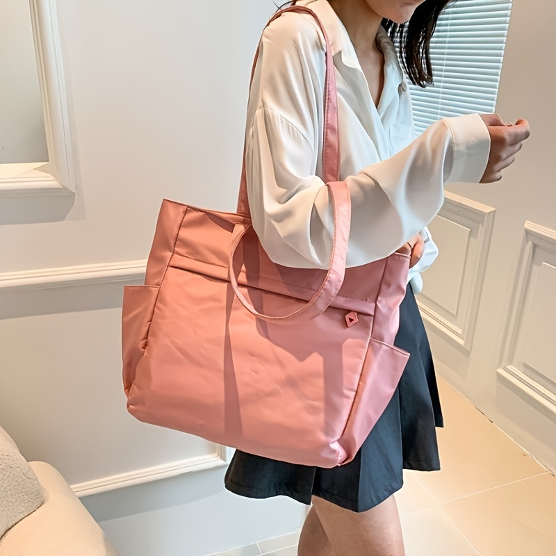 HUA ANGEL Women's Canvas Tote Bag - Vintage Style Messenger With Multiple Pockets