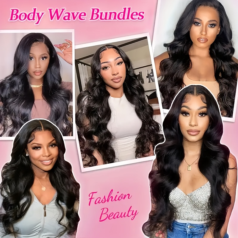 Two bundle Brazilian body wave special Amazon.com : Human Hair Body Wave Bundles Brazilian Human  main image 2