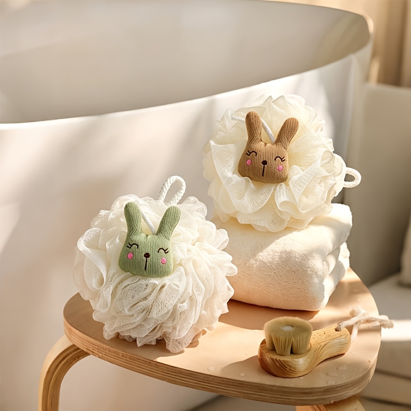 Cute Cartoon Bath Ball, Soft Foaming Bath Essential