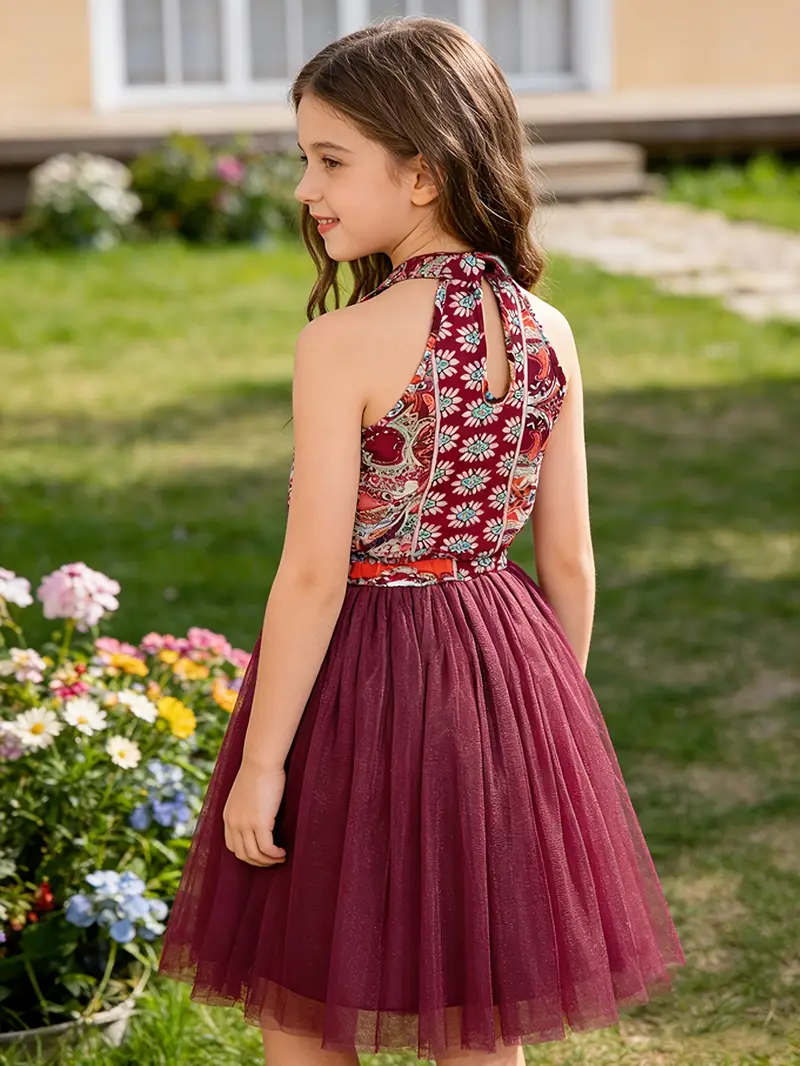 cute female dress set Kauod Girls Chinese Dress Suits Cute Flower Embroidery Swing Traditional New Years Dresses Set Kids Pageant Elegant Clothes, Kids Unisex, Size: 6-7