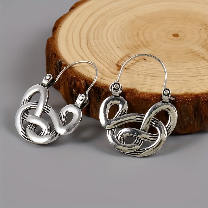 TEMU A Pair Of Stylish, Creative, Simple, Retro, Niche Design Sense Bohemian Style Earrings Are Suitable For Ladies To .