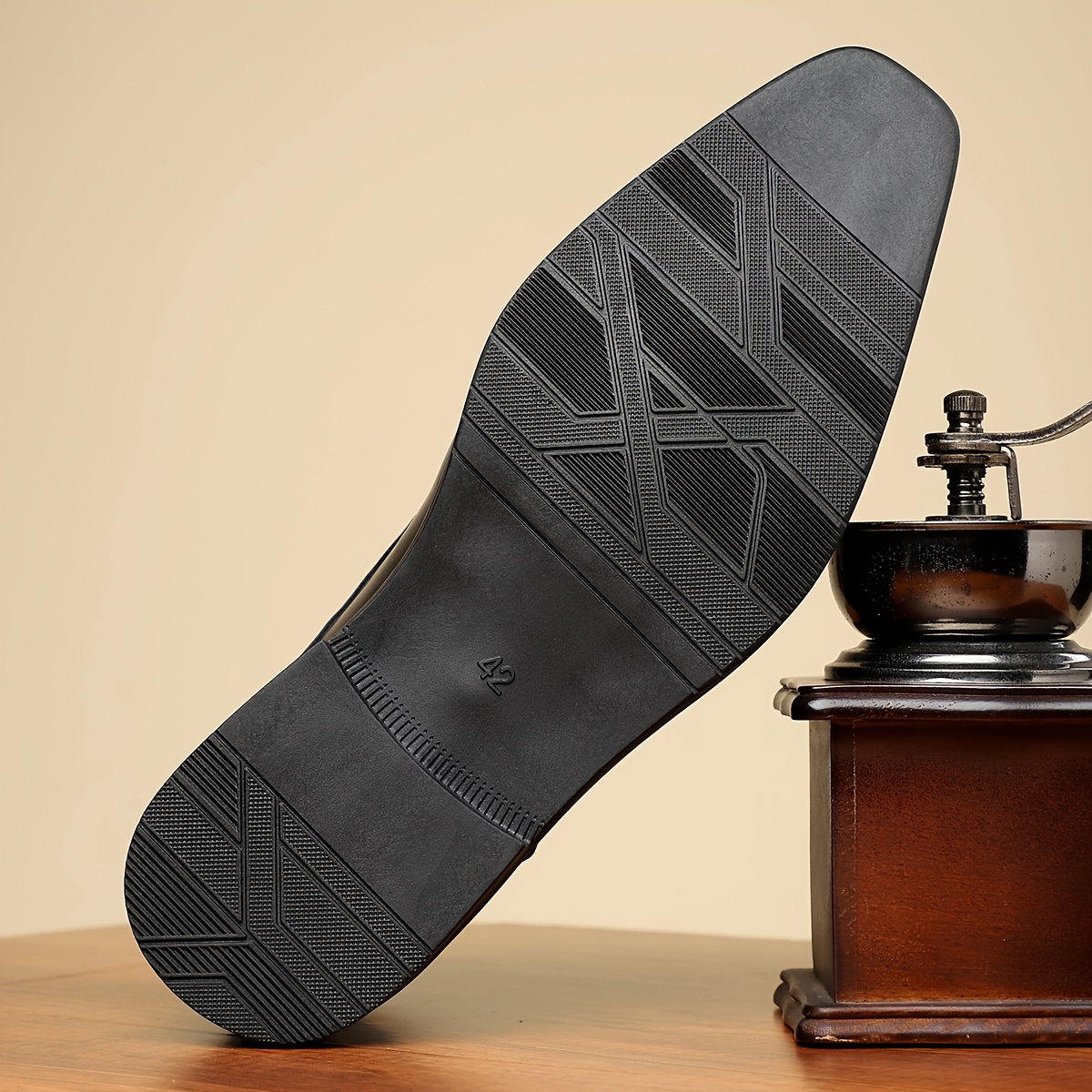 Men's Slip-On Boots - Durable Rubber Sole, Black Ankle Boots with Pointed Toe & Elastic Band, All-Season Casual Street Style Shoes