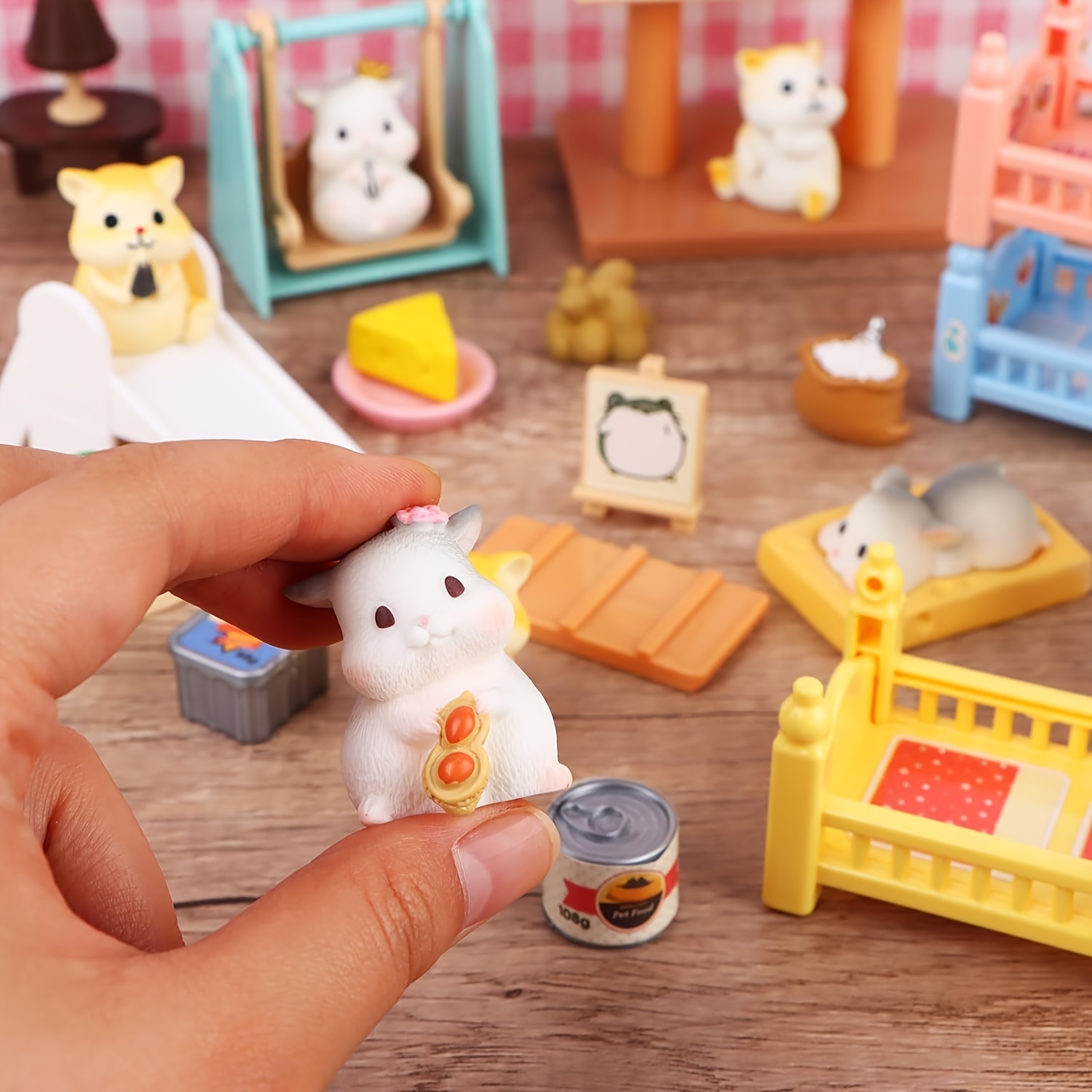 Hamster Doll Play House Toy Set for Kids