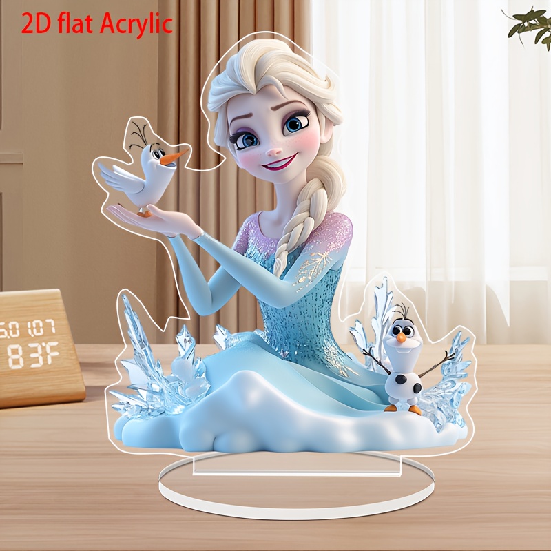 

1pc, 2d Acrylic Princess And (6.4""), Disney Princess Series, Sun , Suitable , Family, Perfect Gift, Suitable For Desktop, Bedroom, Office, Dining Room Decoration, Living Room Decoration