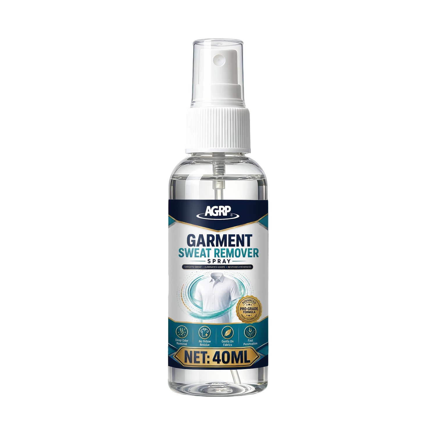 Image of Multi-functional Sweat Refresh Spray, Eliminates Sweat Marks And Yellowing On Fabrics. Down Body Oils And , Safe For Daily Wear Fabrics, Garments