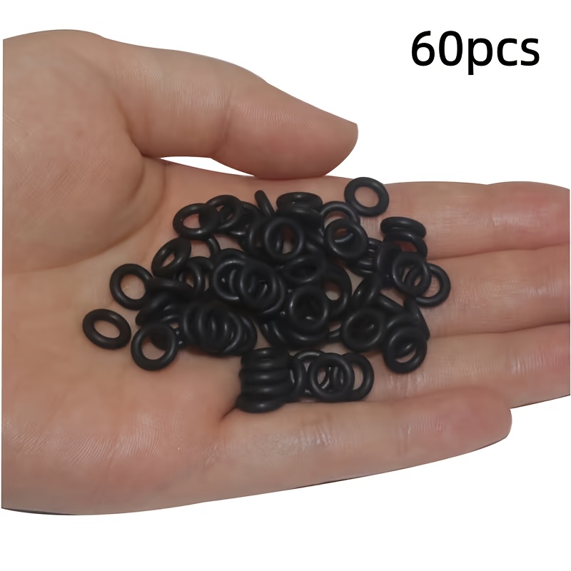 TEMU 60pcs High-pressure Water Gun Sealing Ring, Leak-proof Sealing Rubber Ring, No Electricity Required, Quick Connection O-ring, Suitable For Car