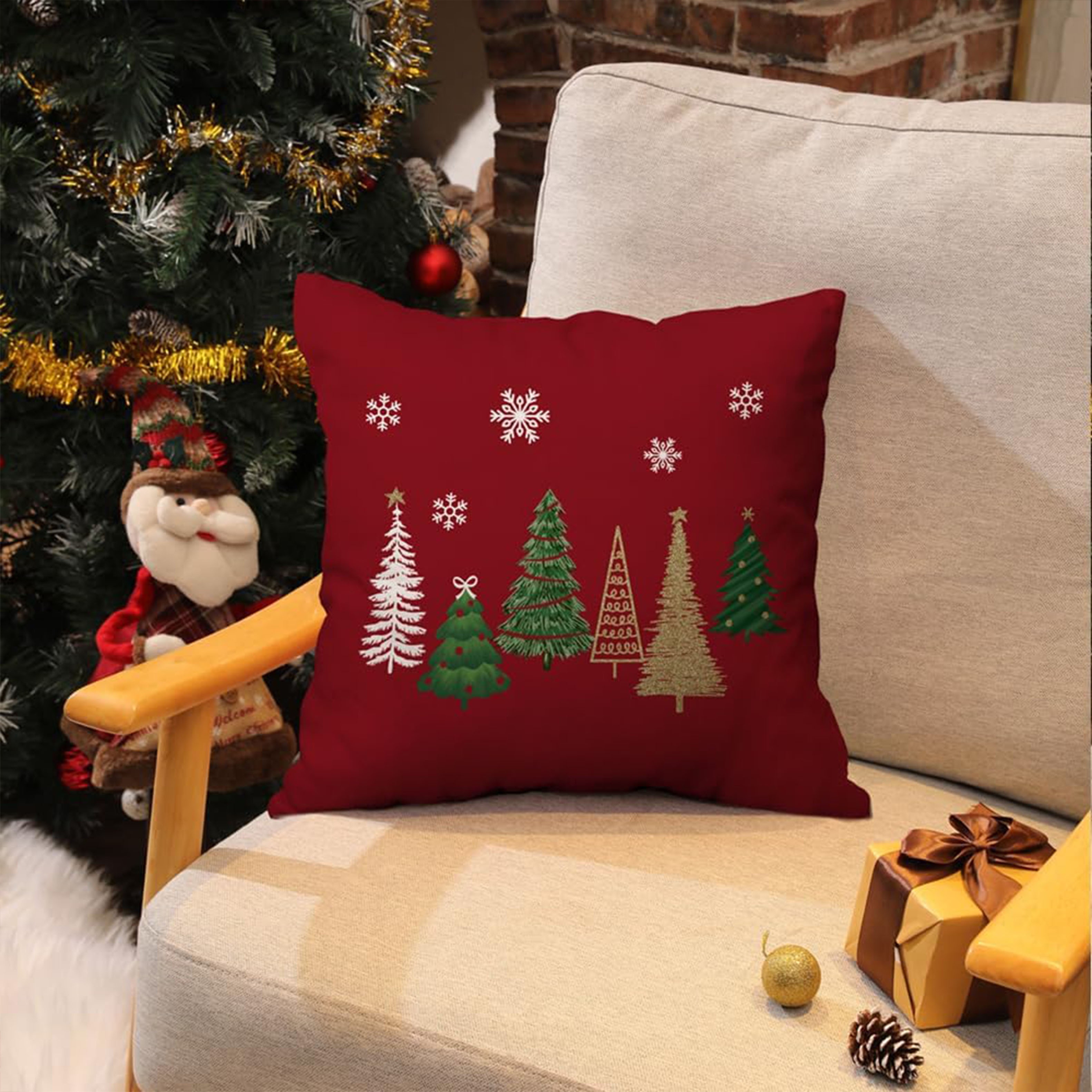 2pcs christmas pillow covers 16x16 18x18 20x20 inch Temu