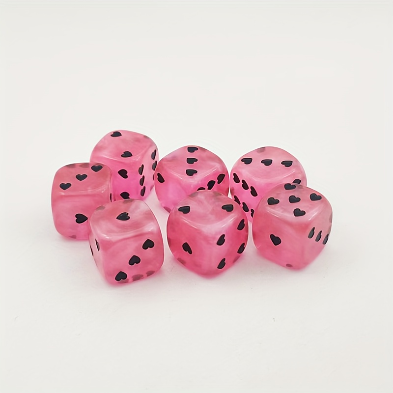 

Set Of 5 Premium Pattern Dice - Shape For Role Playing Games - Ideal For Board Games, Couples' Nights & Social - Suitable For 14+