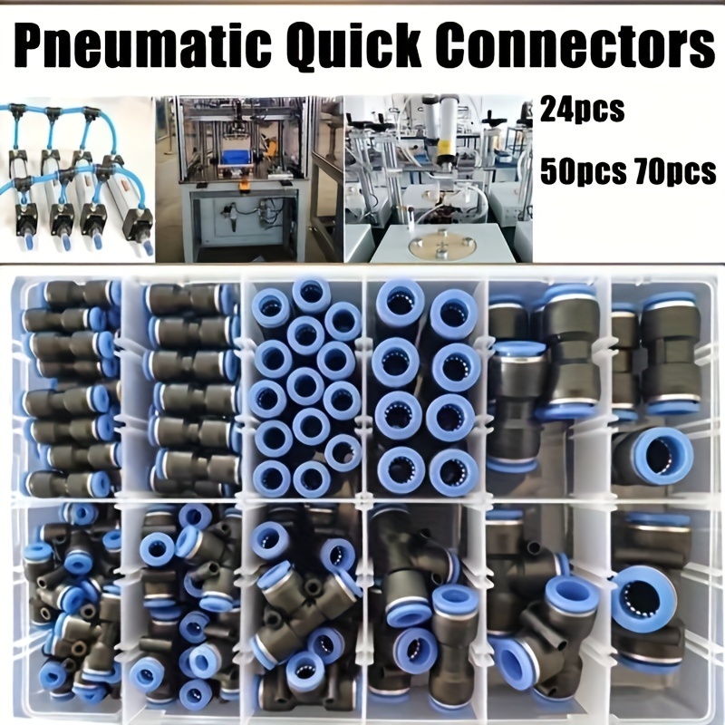 

New Pu4/6/8/10/12 Pneumatic Quick Connector Pipe Straight Push-in Connector Air Pipe Connector Connector