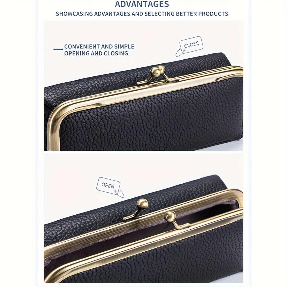 Genuine Leather Clip Sunglasses Storage Holder Bag