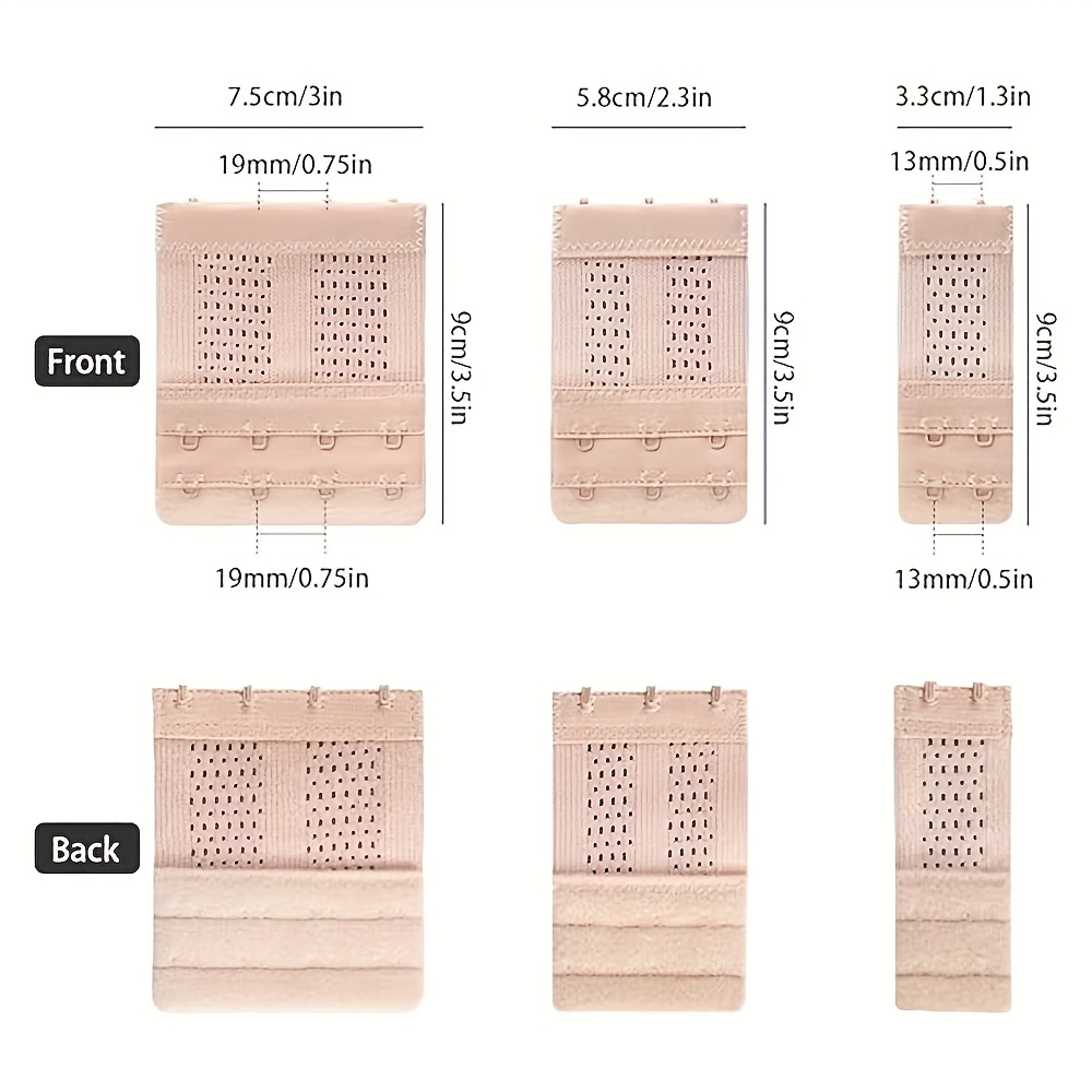 BH Verlängerungsriemen 3/4 Haken - Elastische BH-Erweiterung Für Damen