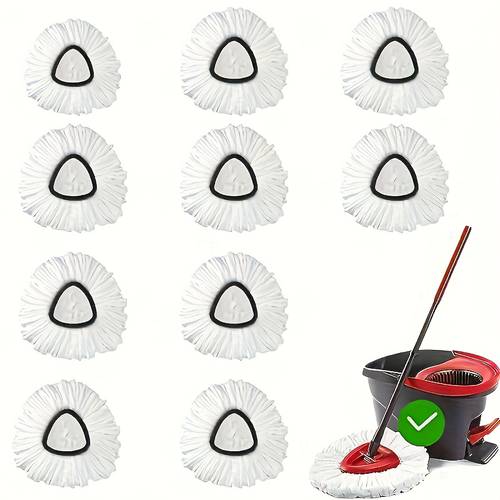 item picture pack of 5 or mop replacement heads for cleaning of bathroom and kitchen tiles shower floors and kitchen floors microfiber rotating mop replacement heads