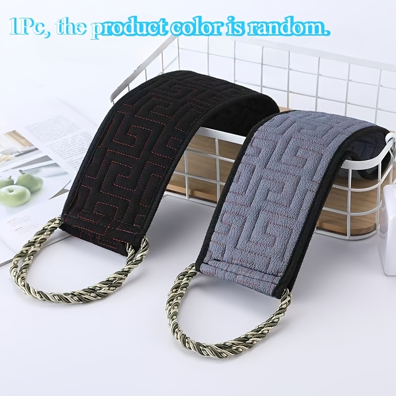 TEMU Spazzola da bagno esfoliante a texture con 1 pz, casuale, strumento per strofinare la schiena pulizia profonda, rimozione di macchie e sporco,