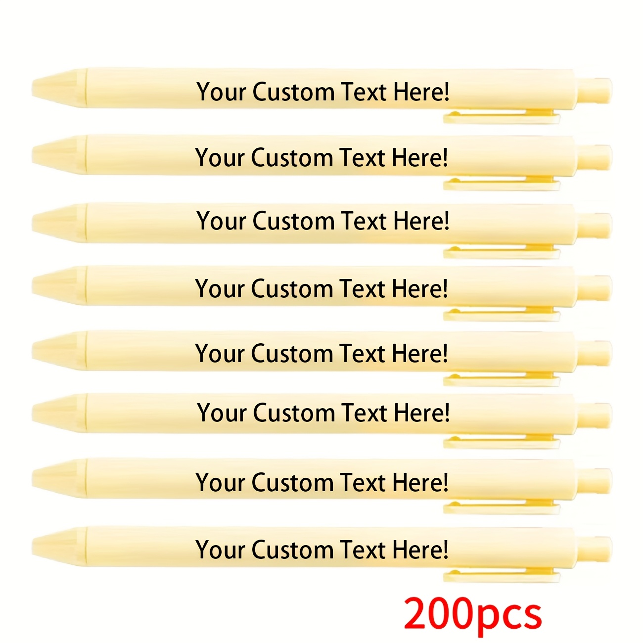 200pcs Customized Gel Pen Set for Promotions