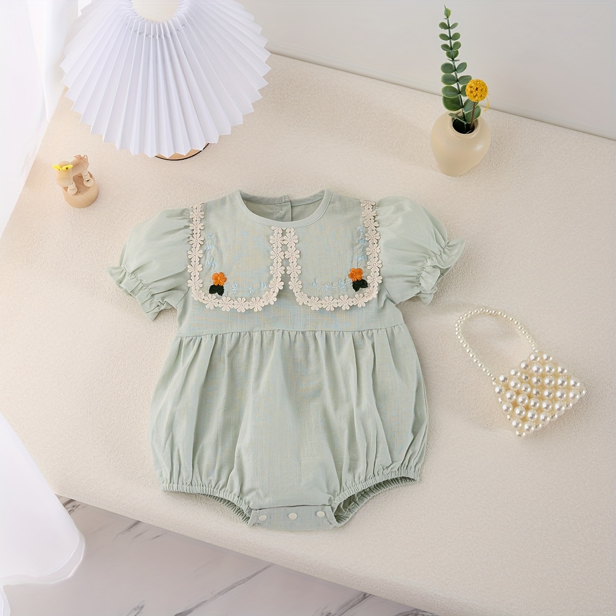 マミング様　 SOFT LACE FLOWER ROMPERS M 新品 Cabo Printed Romper | Marciano
