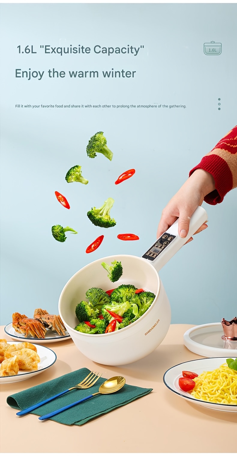 Electric Cookers, Electric Hot Pots, Non-Stick Pans, Electric Frying Pans, Multifunctional And Smart with Scheduled Cooking, Featuring an Electronic Display, Non-Stick Inner Pot, Capable of Frying, Boiling, And Stewing, Compact And Easy to Clean