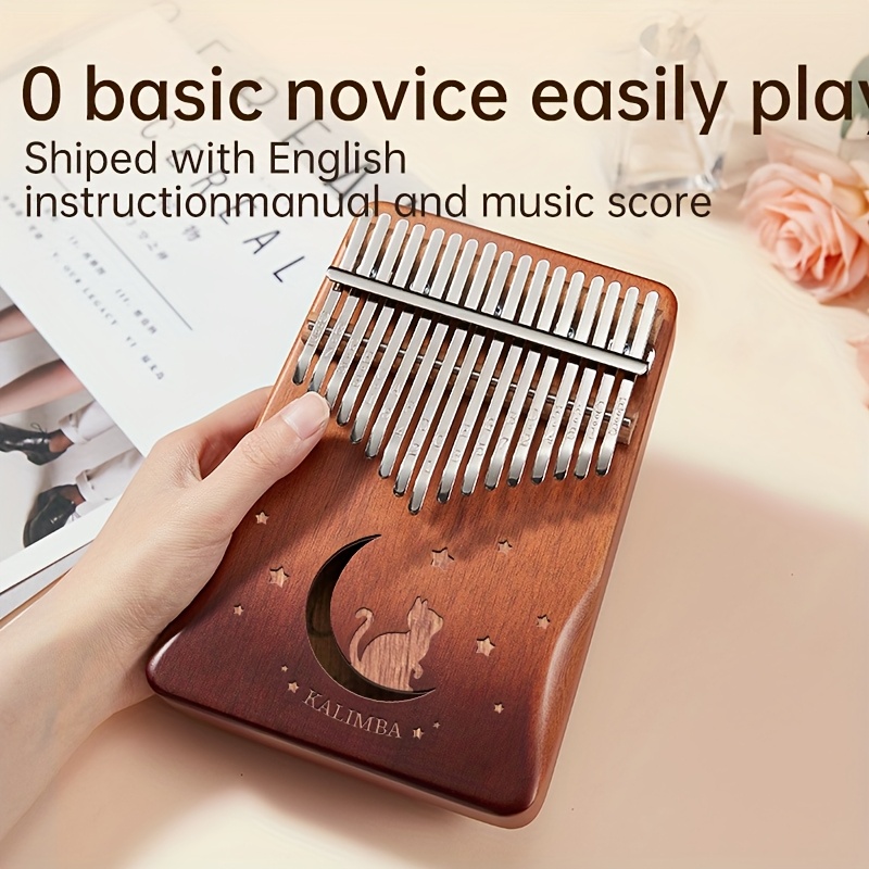 

17-tone Thumb Kalimba For Beginners, , A Great Birthday Gift For, A Popular Musical Instrument.