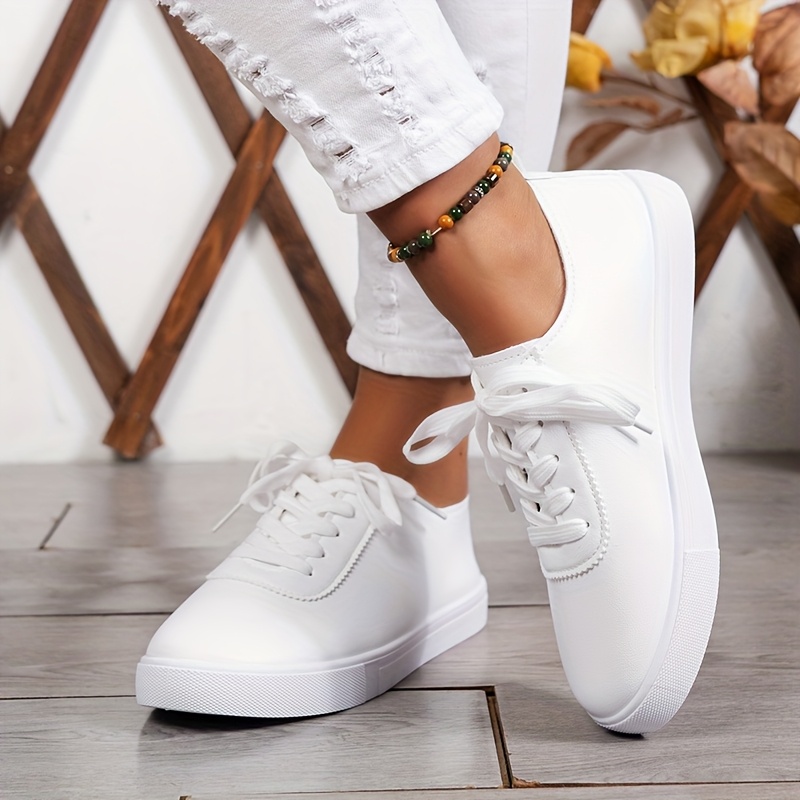 Zapatillas Blancas Para Vestir Mujer Zapatillas Deportivas Mujer