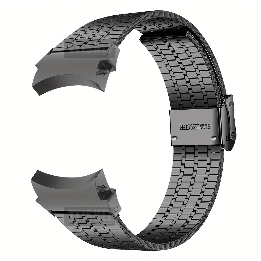 Image of Suitable For For Galaxy Watch 7/6/6classic/5pro/4 Stainless Steel Strap 44mm 40mm 47mm 43mm 45mm Strap For Galaxy Watch Fe/4 Classic 46mm 42mm Bracelet