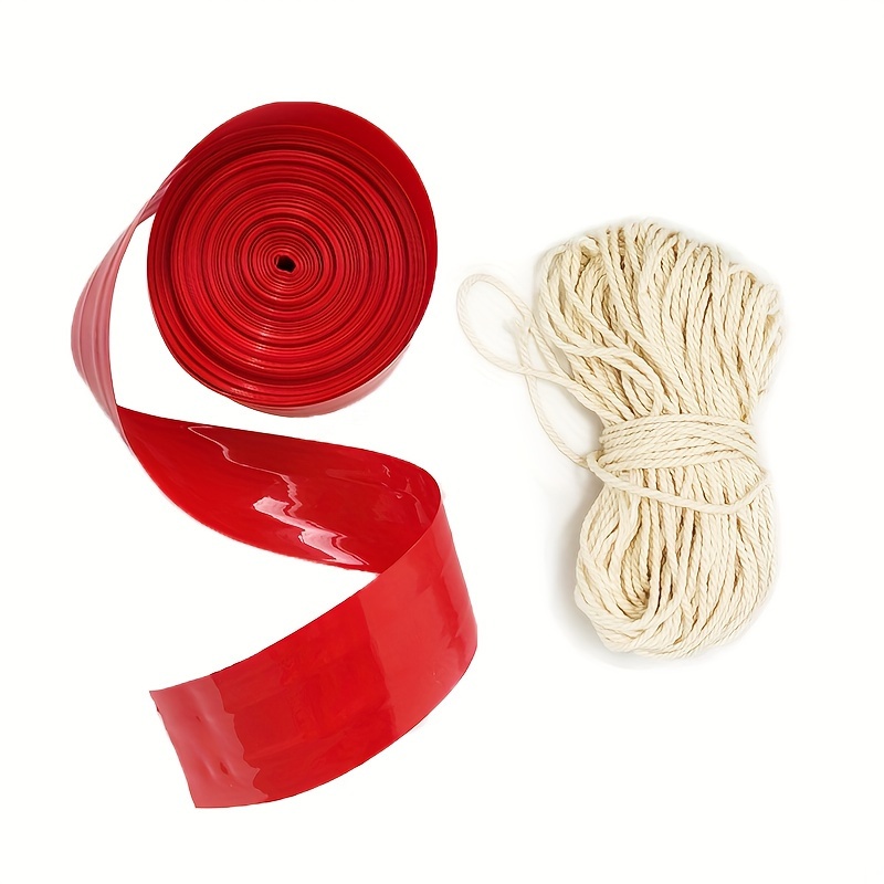 Red Plastic Sausage Casing Width 50mm Diameter 32mm Sausage Filling Nozzle Funnel Set, Sausage Maker Tools, Kitchen Tools Set, Sausage Maker Tools