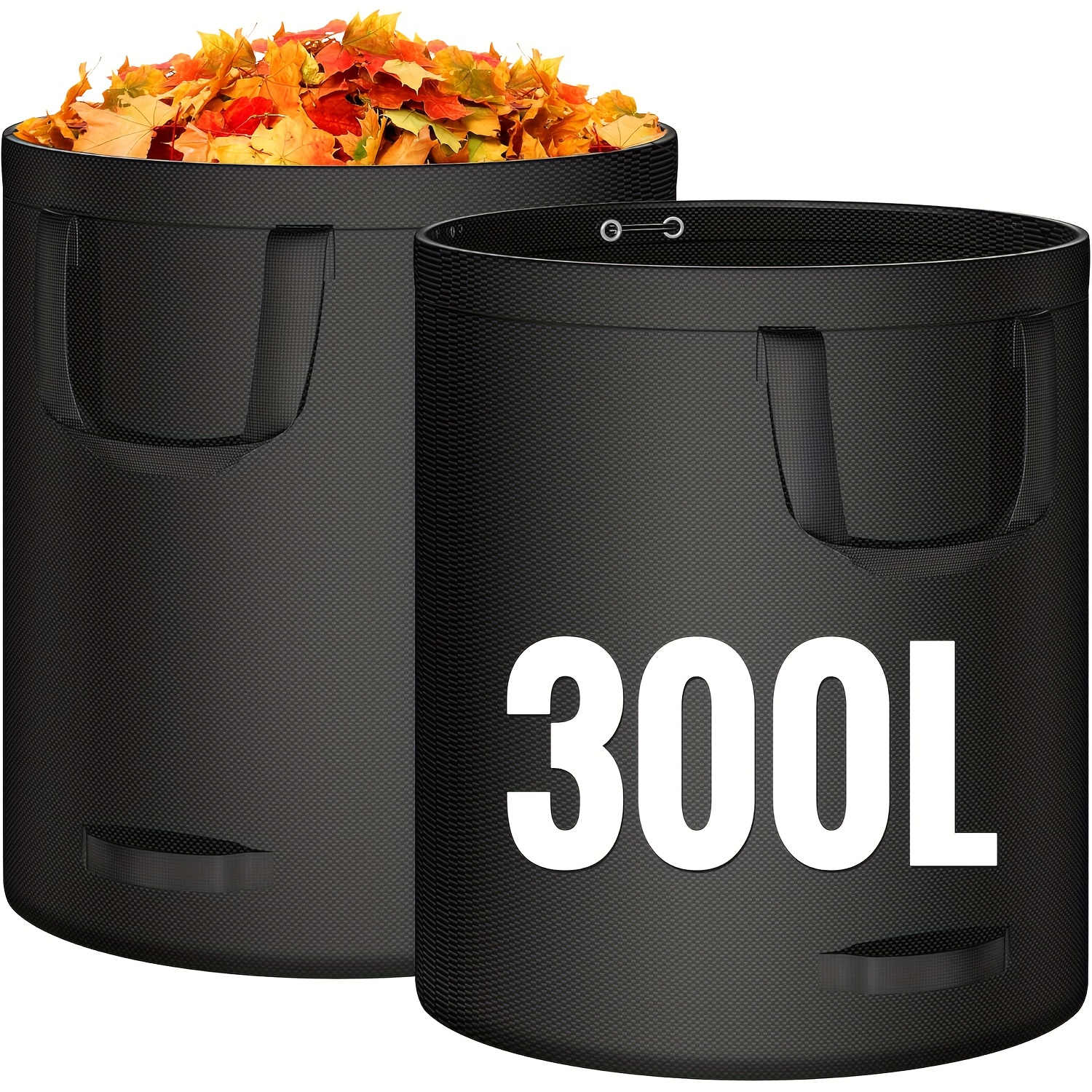 E-shop 2er- Liter Garten- Rasenbeutel (D26, H33 Zoll Müllbeutel, Mülleimer, Camping-Mülleimer, Recyclingbeutel, Wäschebox, Unkraut- Laubbeutel)