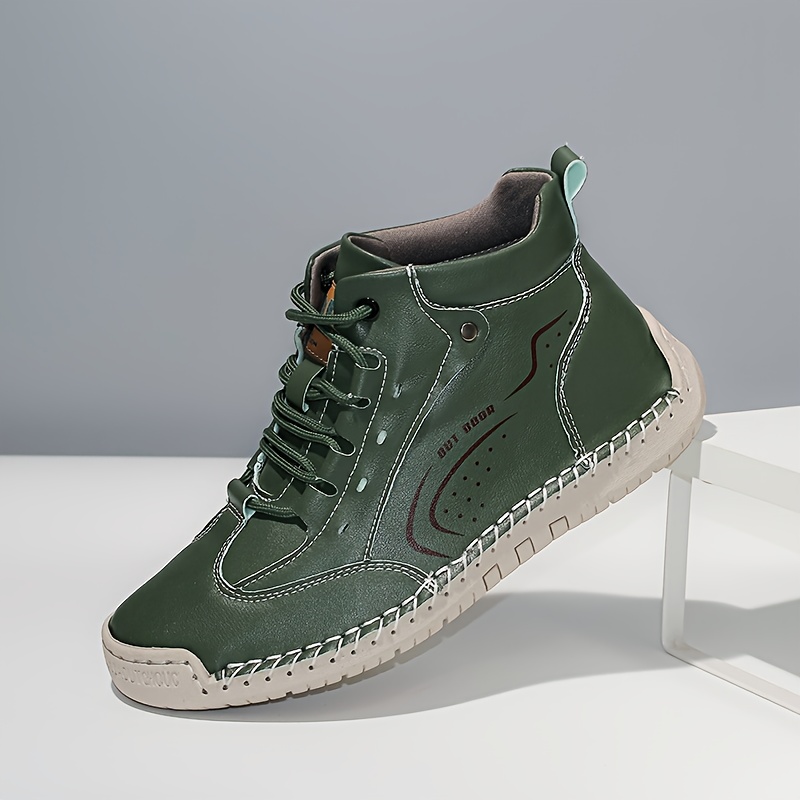 Image of Women's Outdoor Casual Ankle Boots Fashion Lace-up Outdoor Boots, Women Shoes