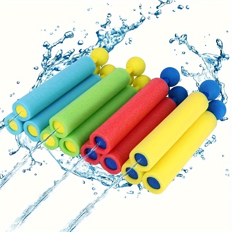 

8pcs Swimming Pool Party Foam Sticks - Multi-colored Floating Water Toys For Weddings, Birthdays, Bachelor Parties - Plastic Material, No Electricity Needed For Outdoor Fun And Beach Party Gifts