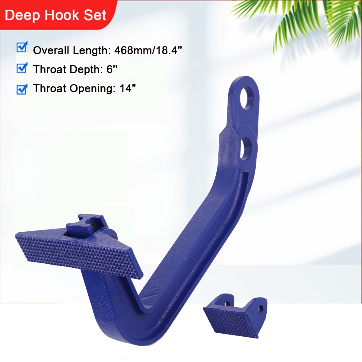Heavy-Duty 5 Ton Auto Body Clamp Hook for Cars and Trucks