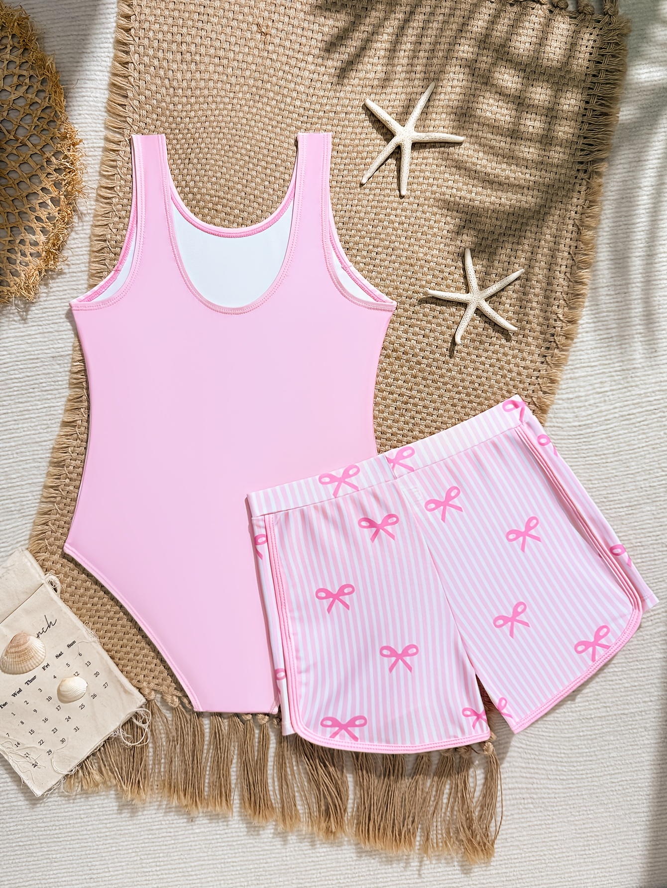 Girls' Fashion Butterfly-Style Swimsuit Set