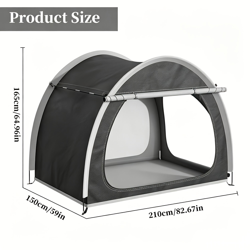 Image of Bike Tent For 2/3/4 Bikes, , Outdoor Bike Cover, 210d Oxford Bike Storage, Tent, 200cm/210/cm/220cm