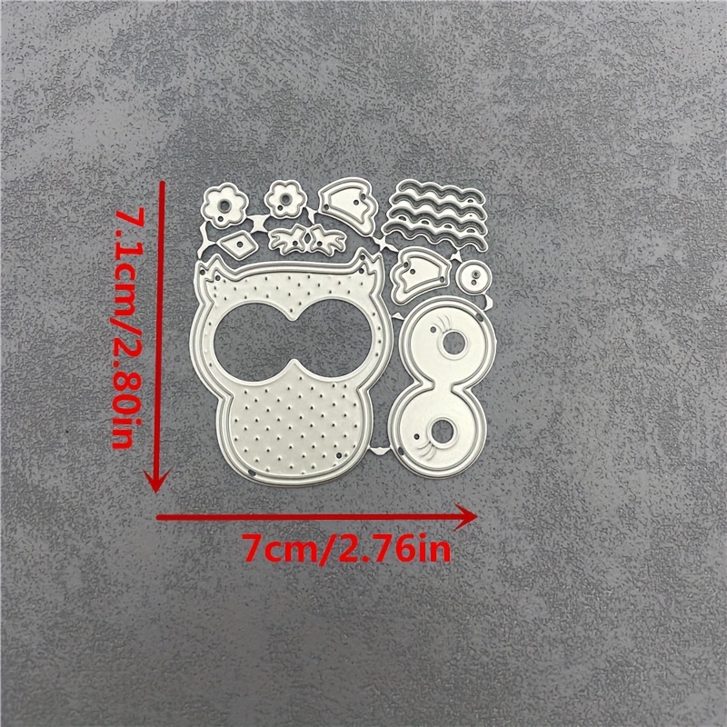 Owl Metal Cutting Die Mould Decoration Embossed Photo Card Making Diy Handicrafts