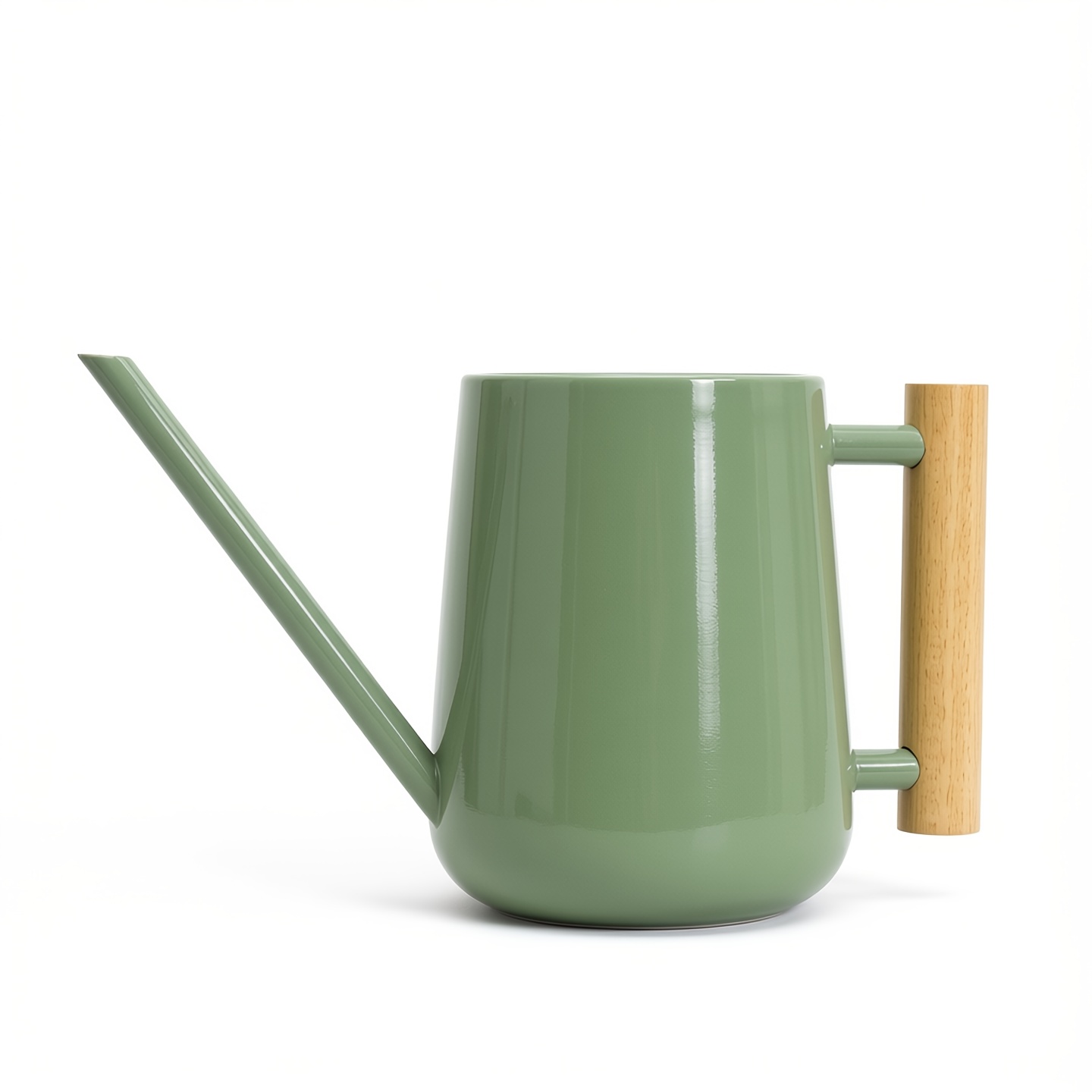 /1000ml Stainless Steel Watering Can With Long Spout - Elegant Teal Indoor/outdoor Plant Watering Pot For Houseplants, Bonsai, Flower Decor - Durable &
