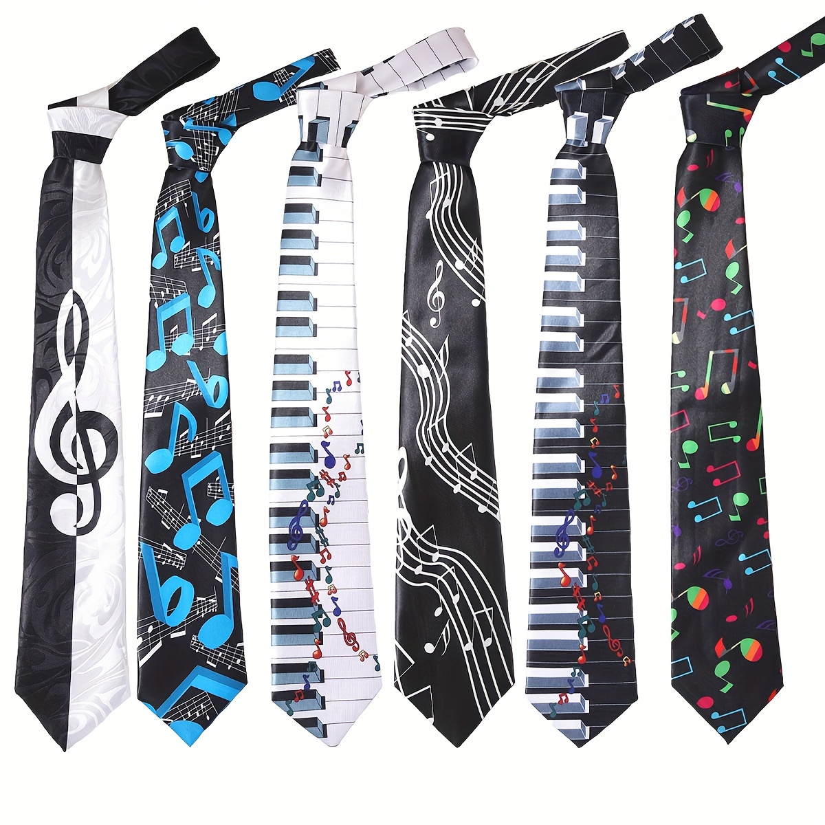 

Men' Tie, Keyboard Musical Note Funny 8.5cm Tie, Men's Gift