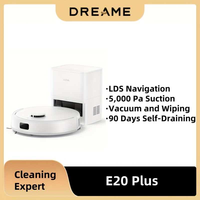 TEMU E20 Plus Robot Vacuum And Mop, Auto-empty, 5, 000pa , Vacuums And Mops 2-in-1, Compact 135min