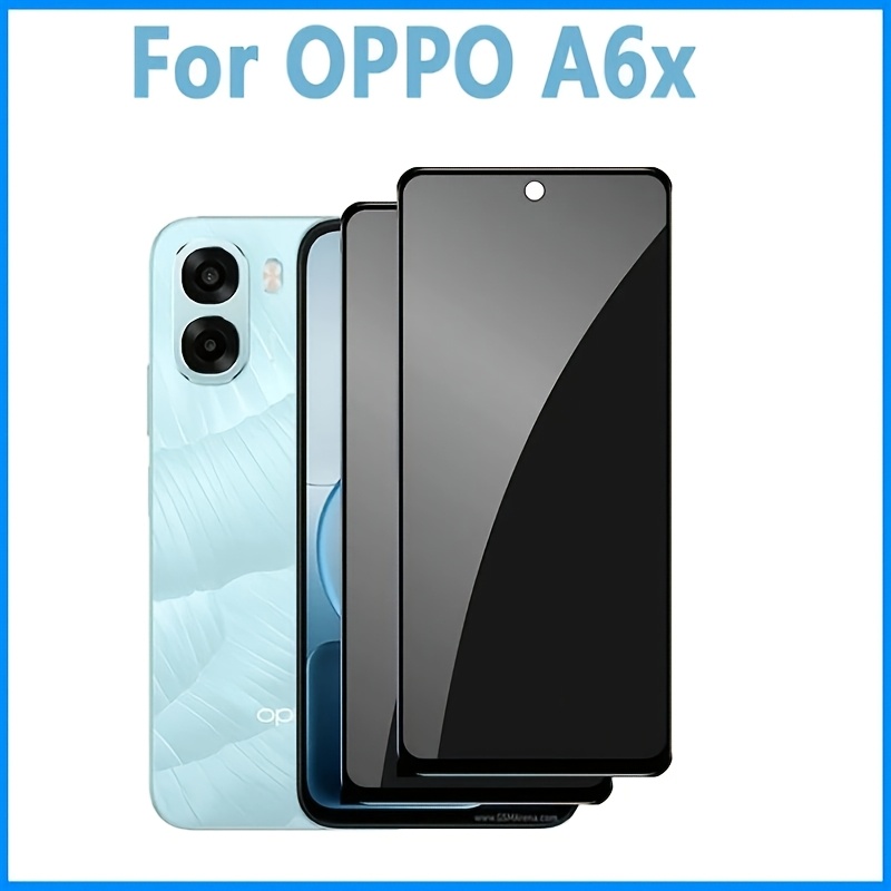 TEMU (2 pezzi) per OPPO A6X 4G 5G Pellicola in Ceramica -Spy Privacy Copertura Completa Pellicola Frontale per