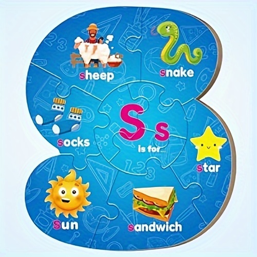 Number And Alphabet Puzzles For Kids Ages 3-5, ABC Learning For Toddlers Ages 3+, Preschool Activities Letter Puzzles Montessori Educational Toys Gifts For 4 5 6 7 8 Year Old Boys Girls