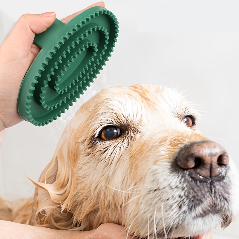 

Rubber Pet Grooming Brushes - Multi- Animal Bathing And Massage Glove, Rubber Material, For Dogs, Cats, Horses With Cleaning And Deshedding Tool