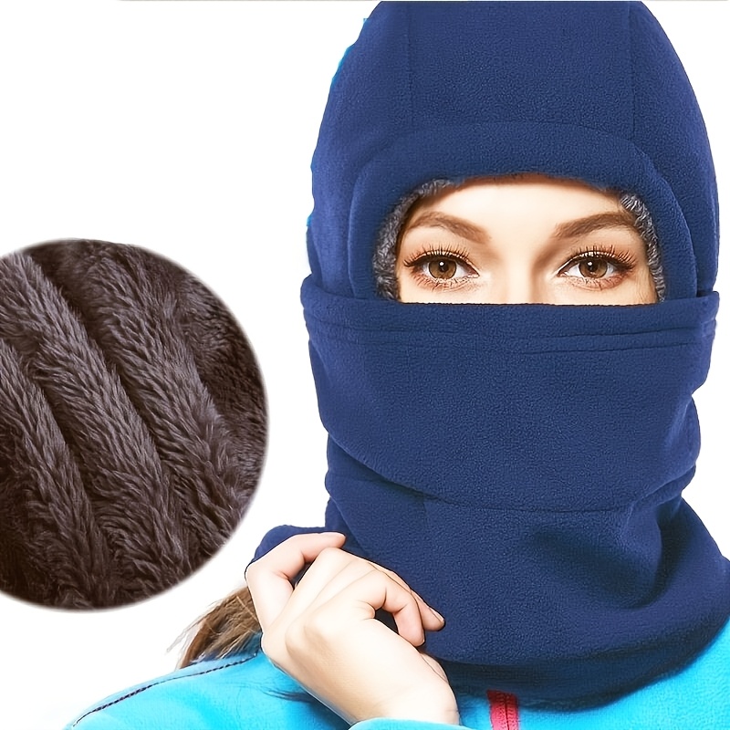 Cagoule thermique, cagoule, masque facial réglable, masque de ski pour