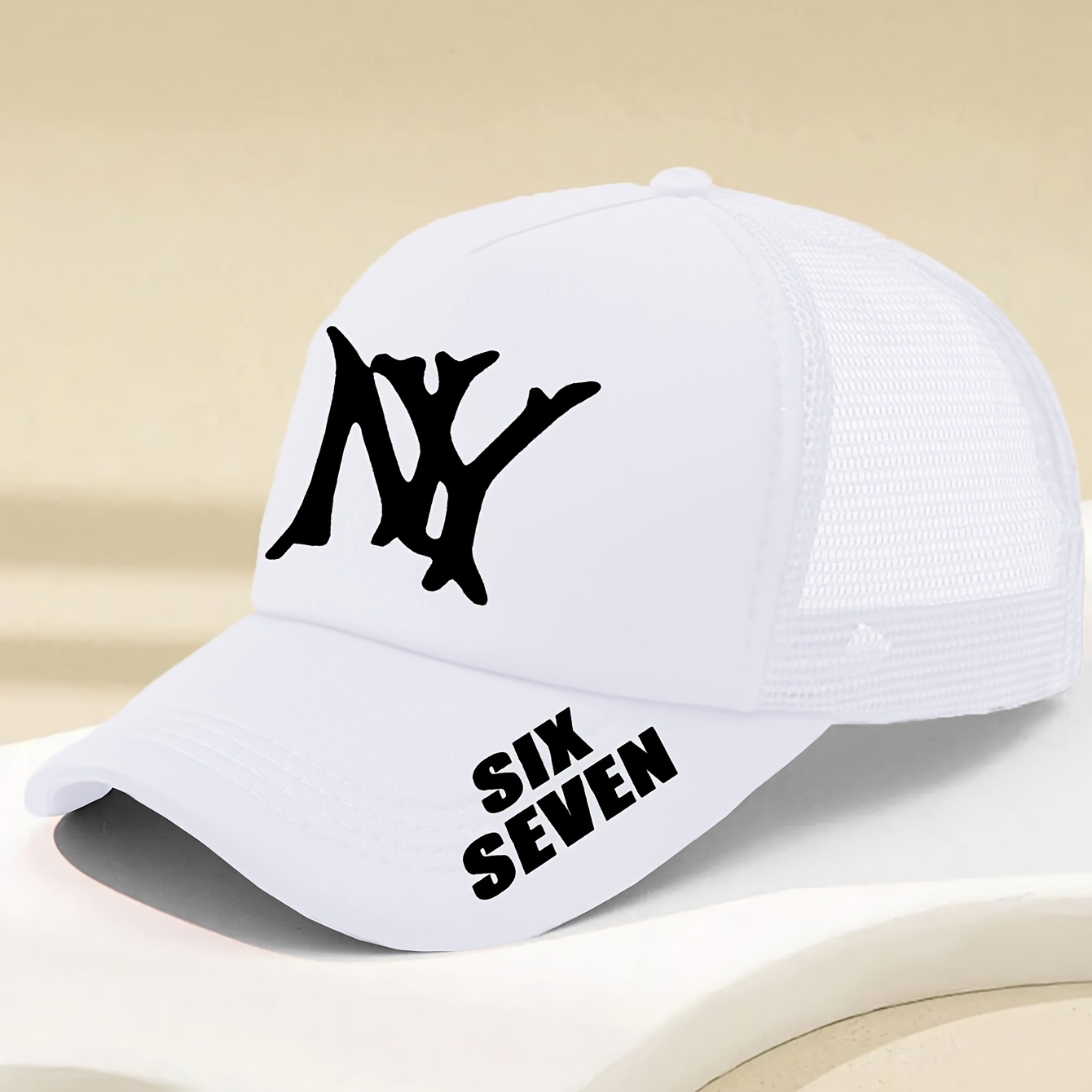 TEMU Cappellino Unisex Casual con Stampa , Retro Regolabile in Mesh Traspirante, Cappellino da Baseball con Visiera